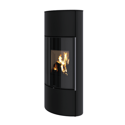 Poêle à bois Morvan Hemisph'R L 6,3 kW Acier noir - 526262
