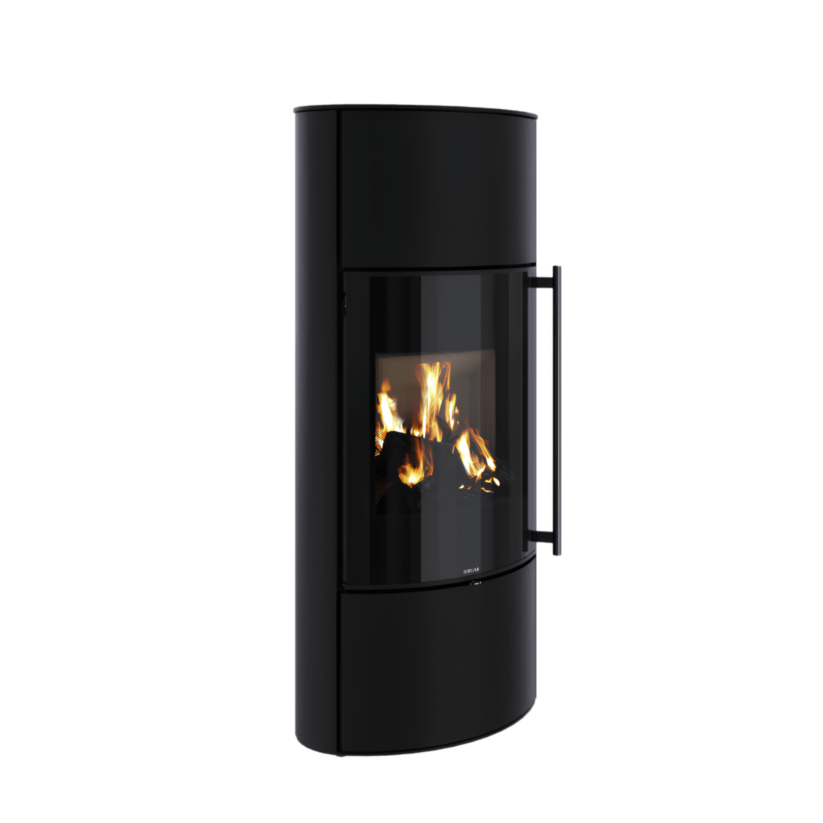 Poêle à bois Morvan Hemisph'R L 6,3 kW Acier noir - 526262