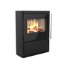 Poêle à bois Morvan Horizon 8,1 kW Acier noir - 526214