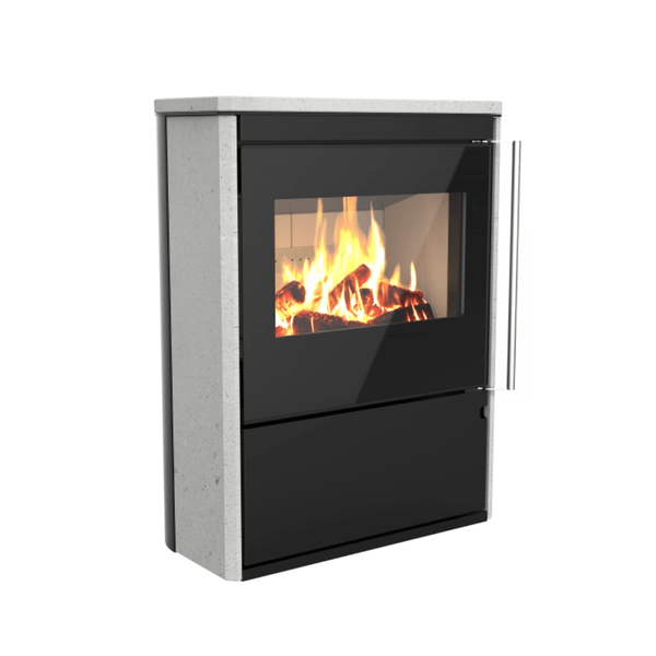 Poêle à bois Morvan Horizon 8,1 kW Pierre de taille - 526215
