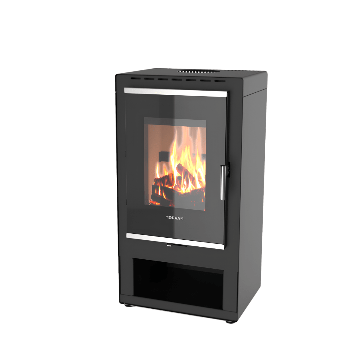 Poêle à bois Morvan K'Lin 8 kW Acier noir - 526270