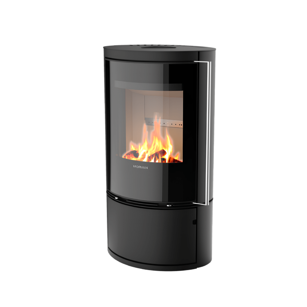 Poêle à bois Morvan Sol'R 7 kW Acier noir - 526232