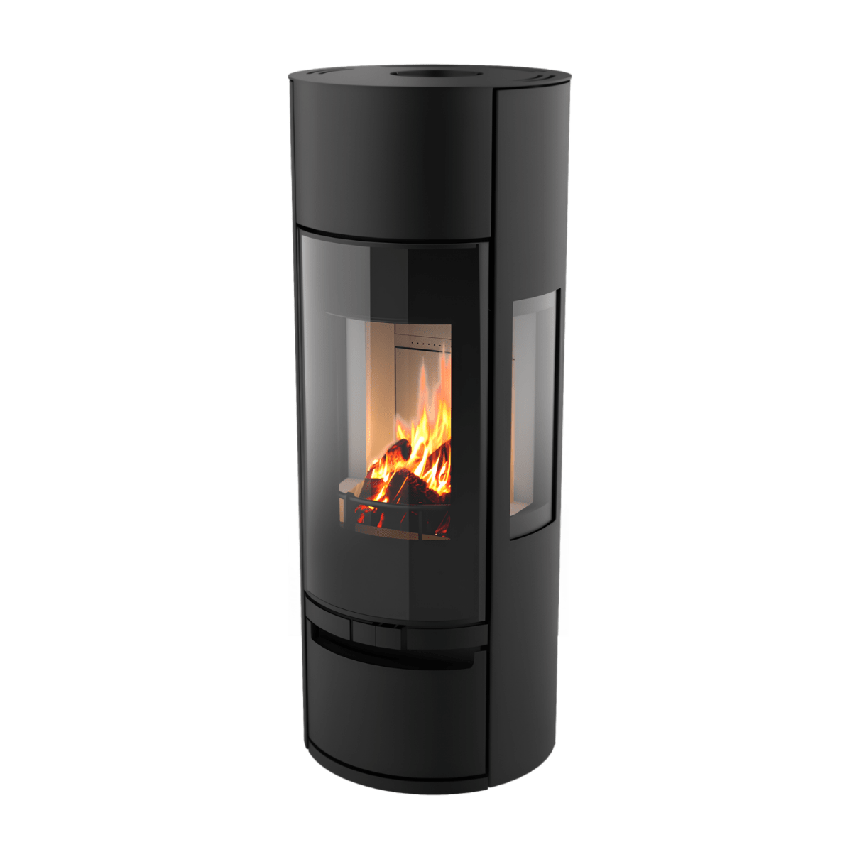 Poêle à bois Morvan Vision'R 6 kW Acier noir - 526226