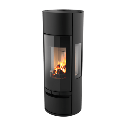Poêle à bois Morvan Vision'R 6 kW Acier noir - 526226