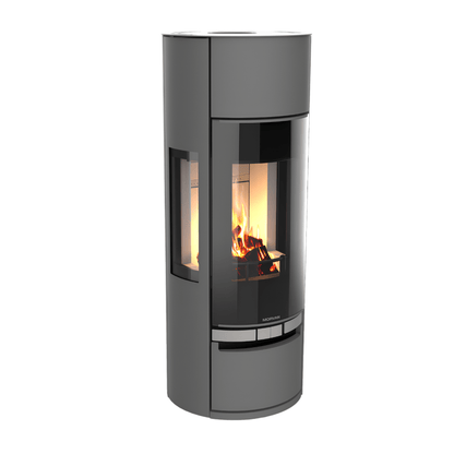 Poêle à bois Morvan Vision'R 6 kW Gris loft - 526227