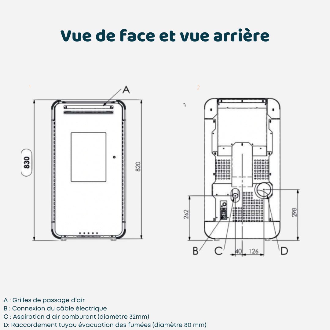 Poêle à granulés CLIO - Poêles et insert à granulés #LA11J70A