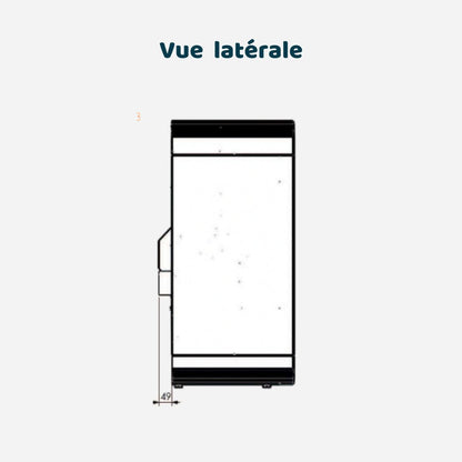 Poêle à granulés LIRA - Poêles et insert à granulés #LA11C90A