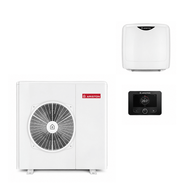 Pompe à chaleur air-eau Ariston Nimbus Pocket 80 M-T Net R32 - 8 kW Triphasé - 3301873
