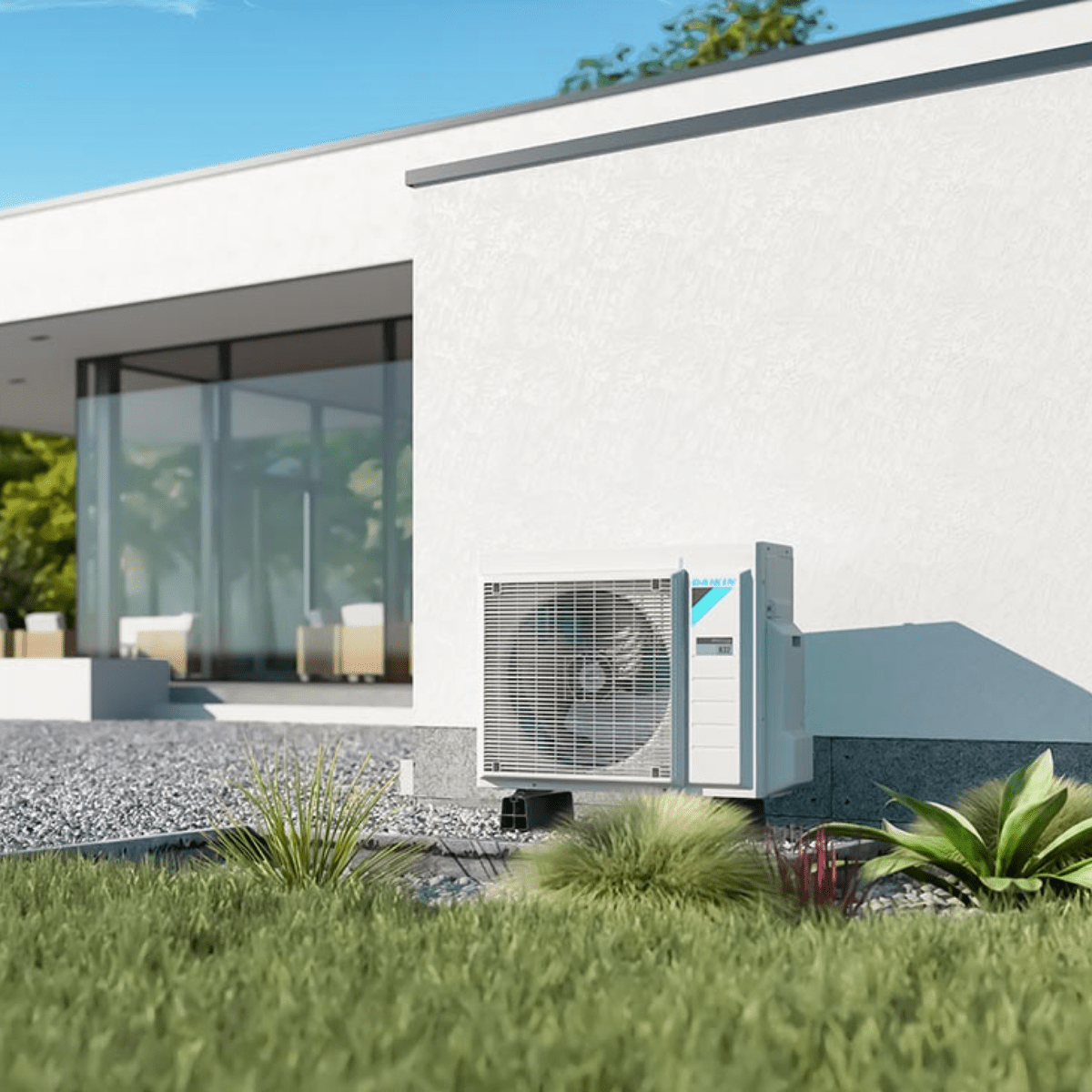 Pompe à chaleur air-eau Daikin Altherma 3 R F Taille 4 Monophasé - 1 zone - ECS 180L - ERGA04EV + EHVH04S18E6V