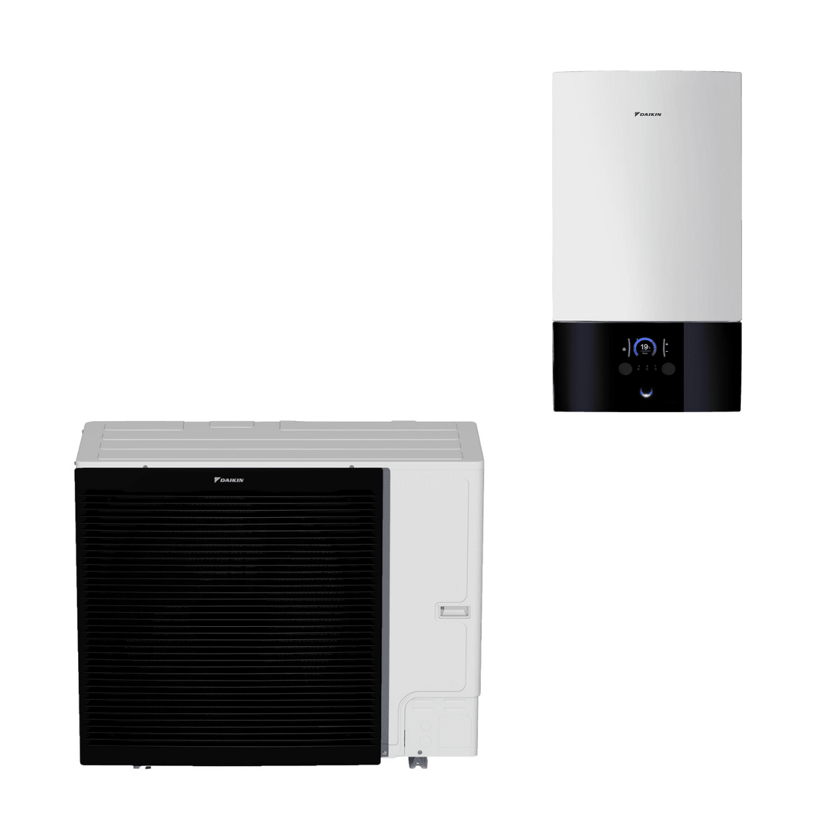 Pompe à chaleur air-eau Daikin Altherma 3 R W Taille 16 Triphasé - Version murale chaud seul - ERLA16DW17 + EBBH16D9W