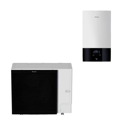 Pompe à chaleur air-eau Daikin Altherma 3 R W Taille 16 Triphasé - Version murale chaud seul - ERLA16DW17 + EBBH16D9W