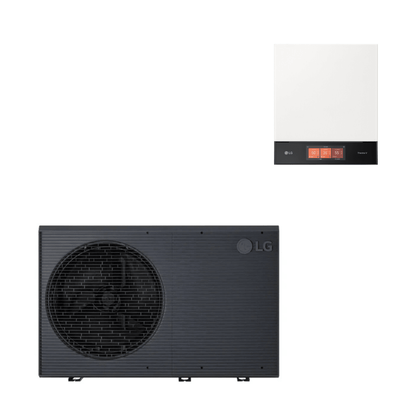 Pompe à chaleur air-eau LG Therma V 16 kW - Monobloc R290 - Monophasé - HM161HFD.UB41 + PHCS1.EEWXLEU
