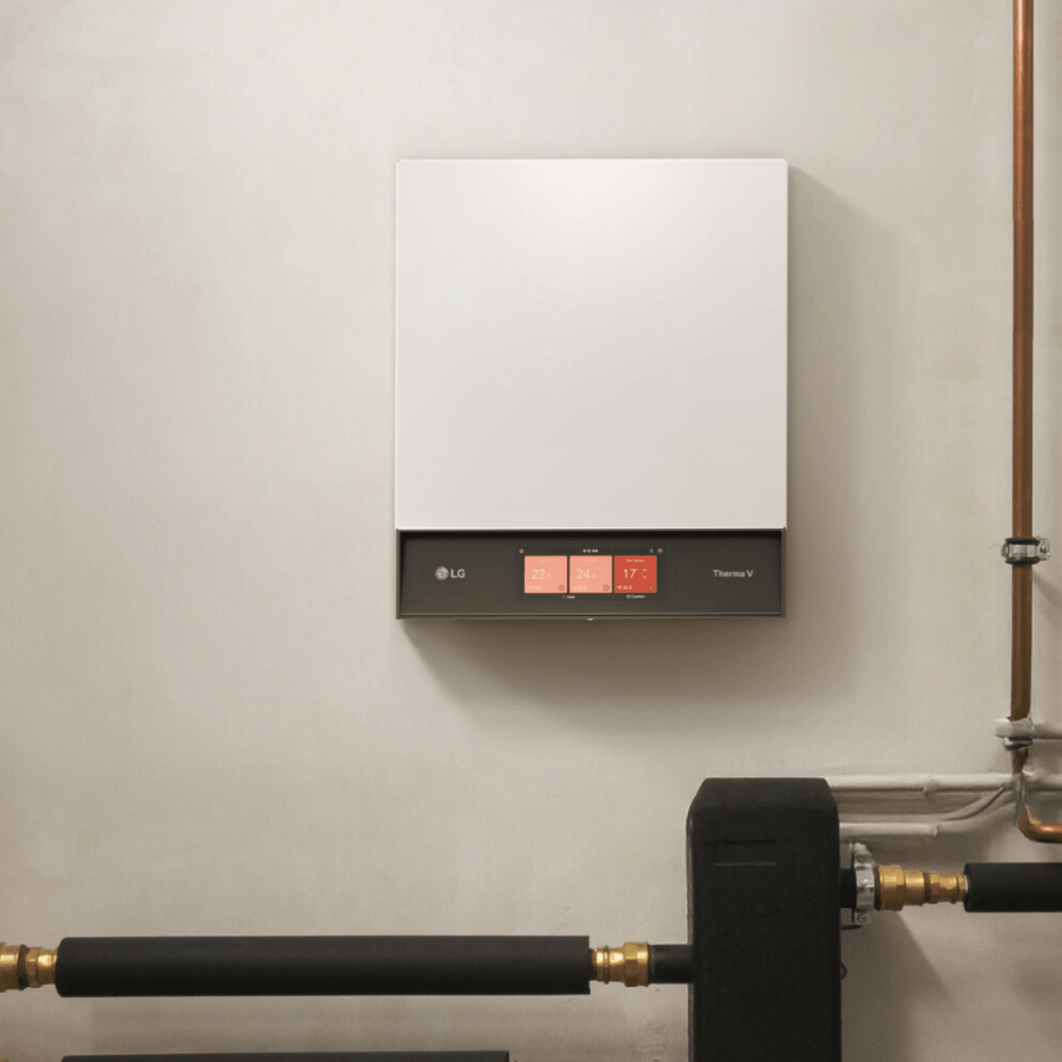 Pompe à chaleur air-eau LG Therma V 5 kW - Monobloc R290 - Monophasé - HM051HFD.UA41 + PHCS1.EEWXLEU