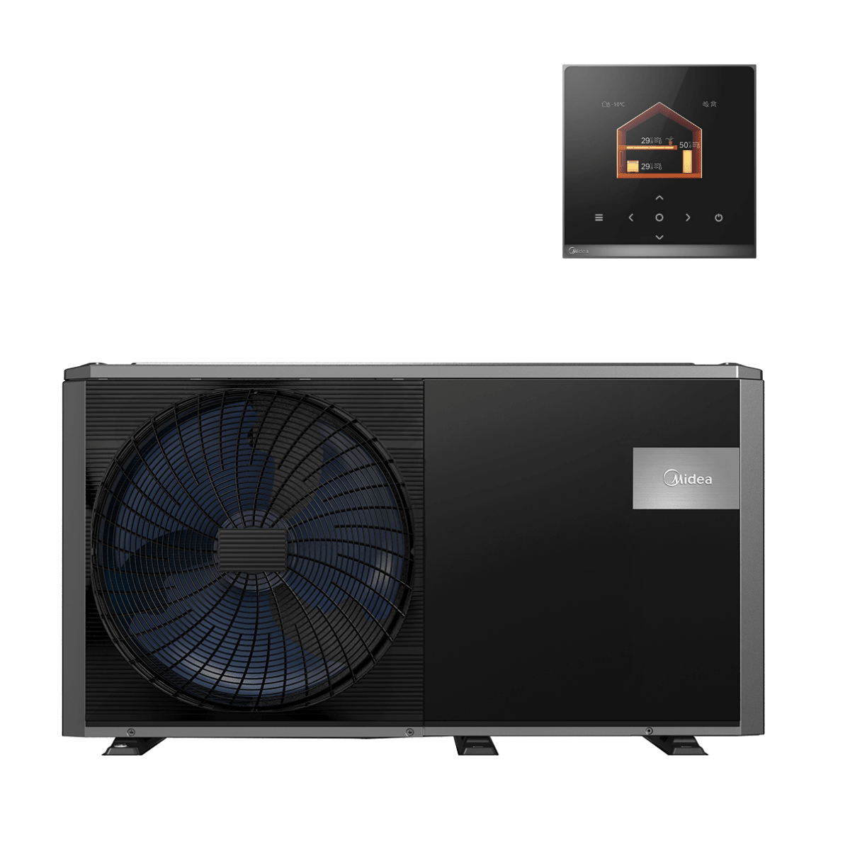 Pompe à chaleur air-eau monobloc Midéa M-Thermon HT 16 kW Triphasé - 14072227
