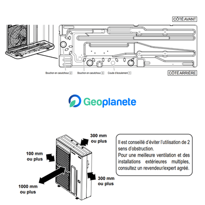 Pompe à chaleur air-eau Panasonic Aquarea Haute Performance R290 - 16 kW Triphasé série M - WH-WDG16ME8