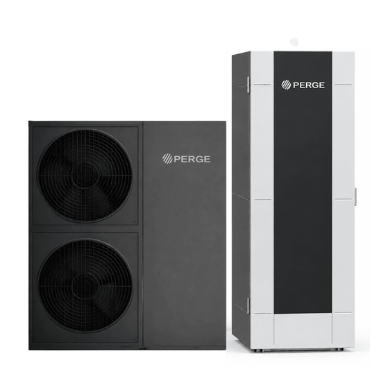 Pompe à chaleur air-eau Perge OptiPac MR290 B180-R 16 kW Triphasé avec module intérieur mural et ECS 180 L - 920 556