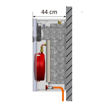 Pompe à chaleur air-eau Perge OptiPac MR290 M-R 16 kW Triphasé avec module intérieur mural - 920 536