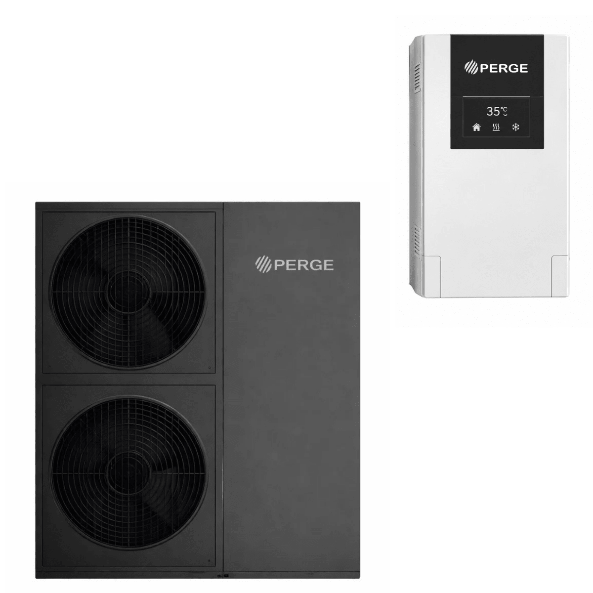 Pompe à chaleur air-eau Perge OptiPac MR290 M-R 16 kW Triphasé avec module intérieur mural - 920 536