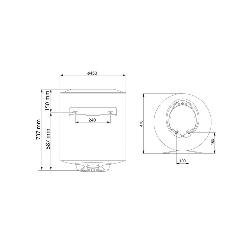 Chauffe-eau électrique Pro 1 Eco 75 Litres