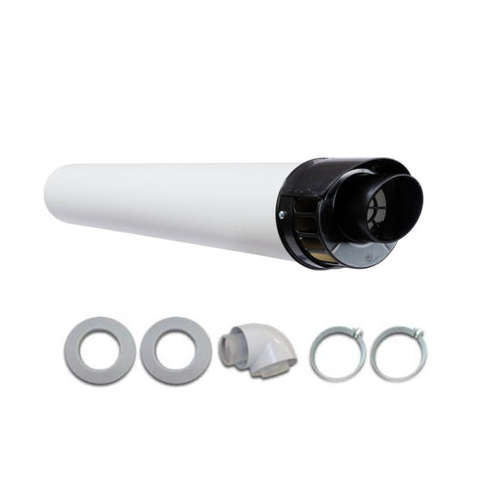 Kit ventouse horizontal 60 - 100 pour Naema et Naia - Accueil #074255