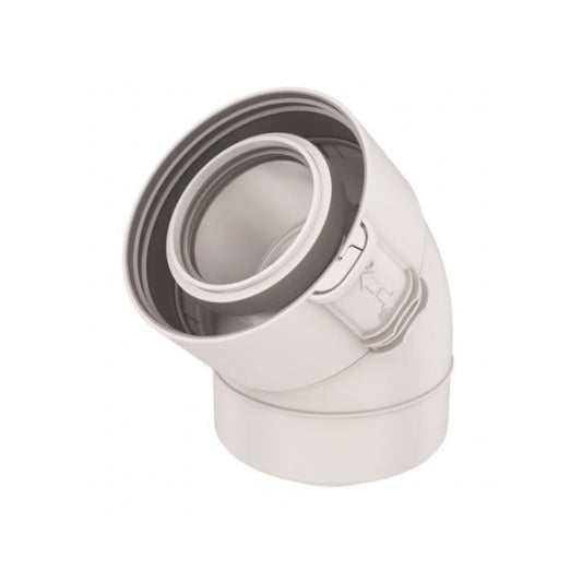 Coude 45° Rolux Condensation D60/100mm PPTL/PP Sekurit - Coude #229200