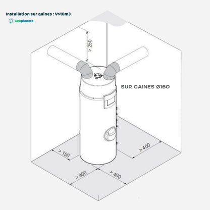 Elensio 200L - Chauffe - eau thermodynamique - Gainable + Air ambiant #7785383