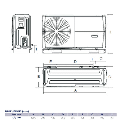WELLEA M HT R290 - 6kW Monophasé - Airwell #7MB140021