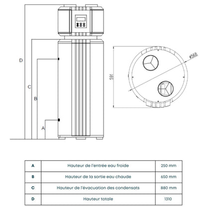 ELEO 120 L - Chauffe - eau thermodynamique - Chauffe - eau thermodynamique #7MB170001