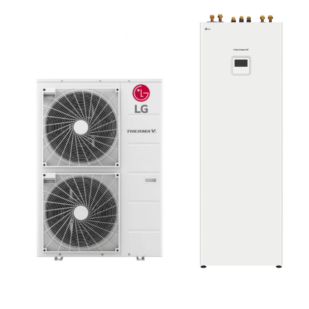THERMA V 12 kW Hydrosplit Duo ECS R32 - LG #HN1616Y.NB1 + HU121MRB.U30