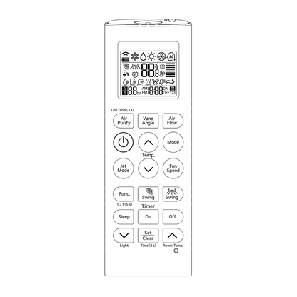 Télécommande sans fil LG - PWLSSB21H - Télécommande #PWLSSB21H.ENCXLEU