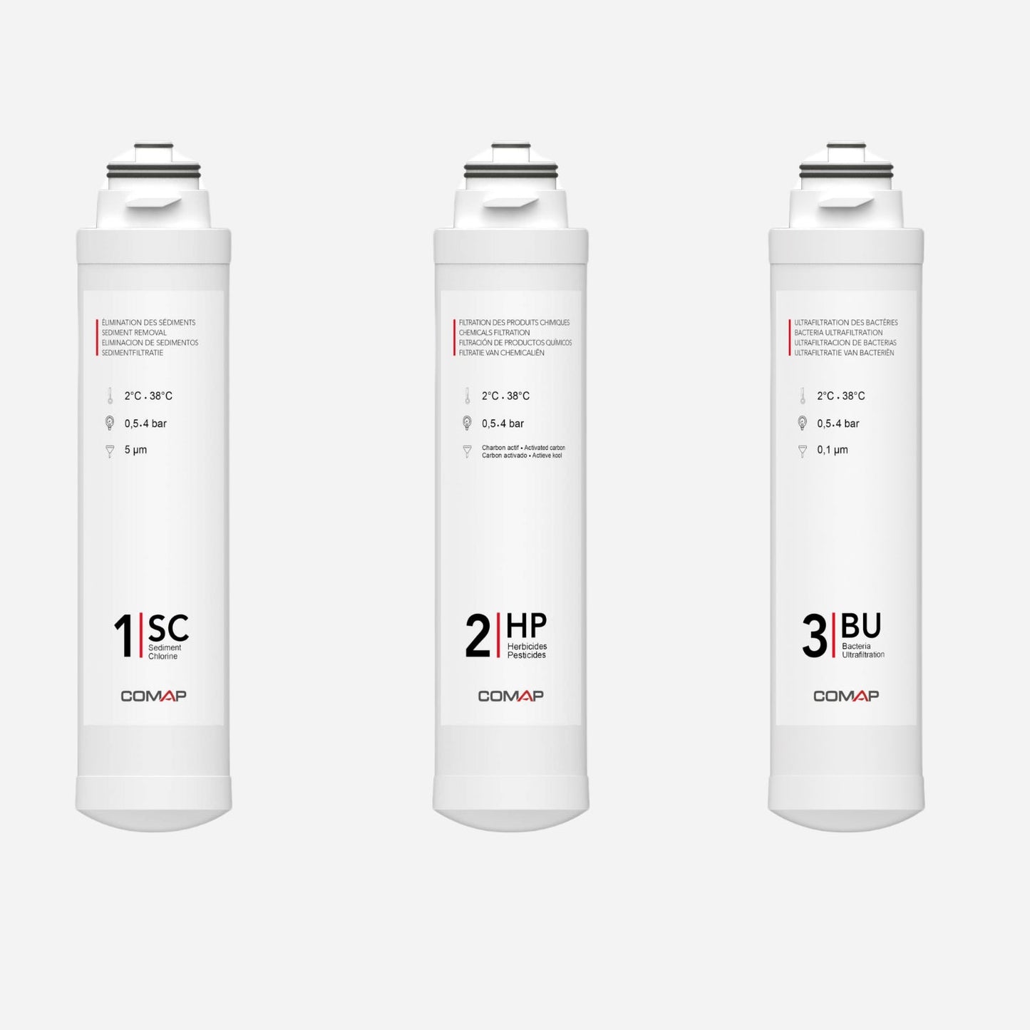 Aquatis : système de filtration d'eau de boisson compact et économique - Filtre sous évier #Q112017001