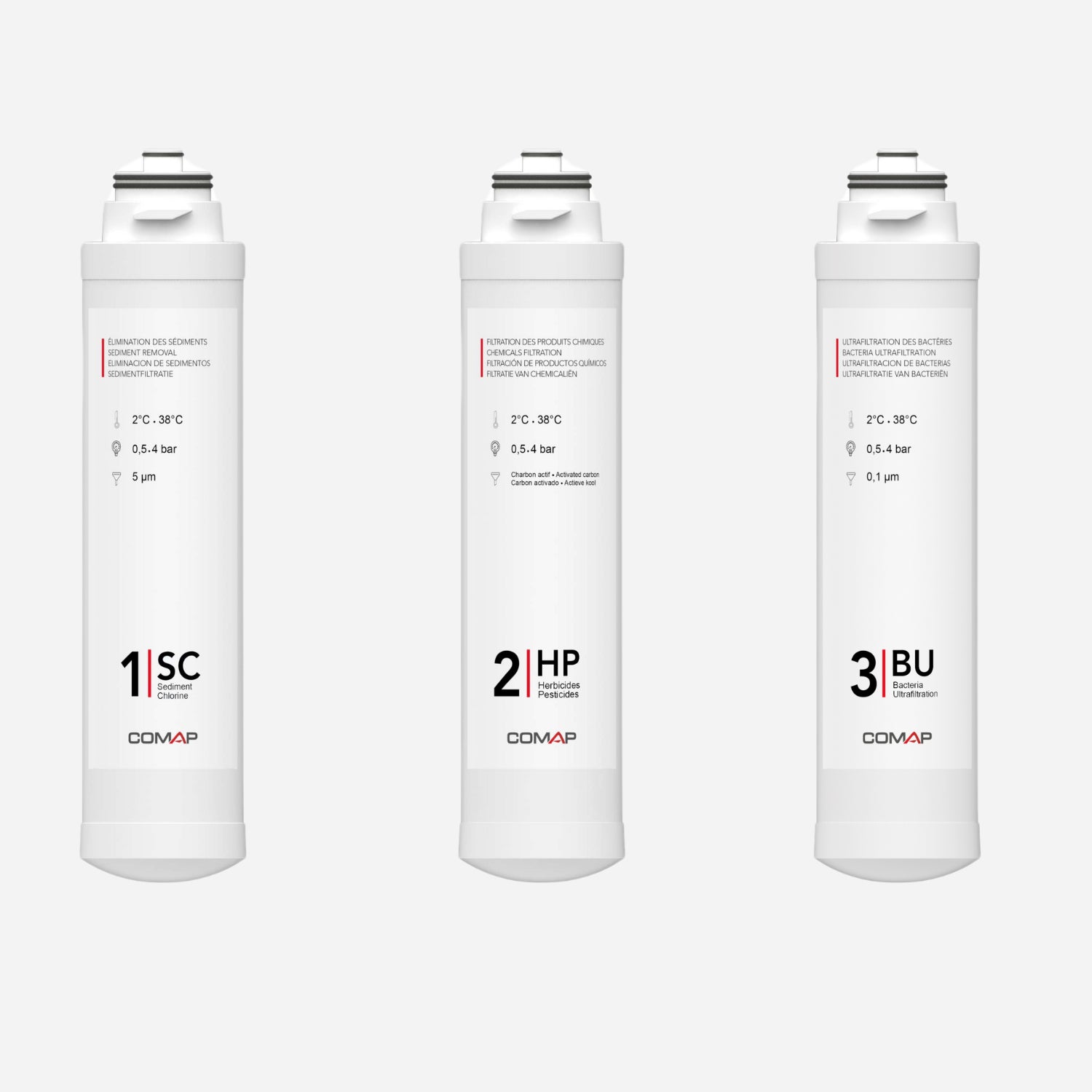 Aquatis : système de filtration d'eau de boisson compact et économique - Filtre sous évier #Q112017001