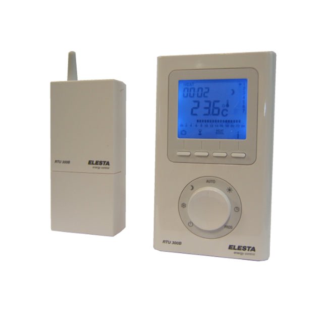 Thermostat d'ambiance digital programmable radio - RTU300B - Thermostat radio #RTU300B
