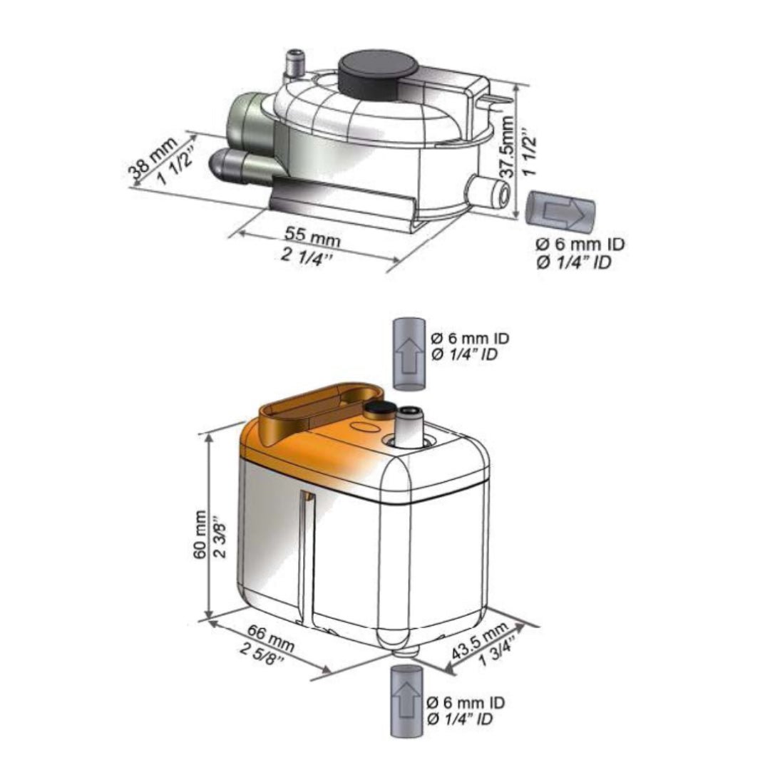 Mini pompe de relevage de condensats Si - 30 - Pompe de relevage #SI30CE01UN23