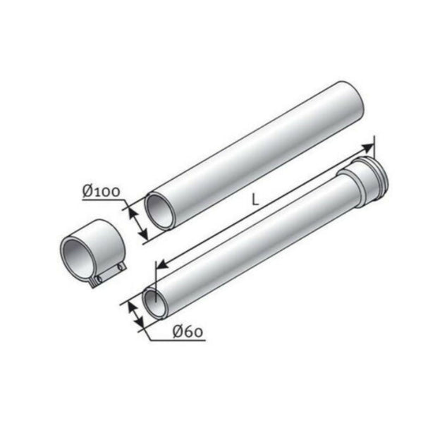 Rallonge ventouse condensation - Ventouse #20257007