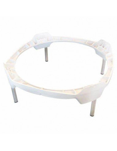 Réhausse inox Ariston 17 cm pour chauffe-eau stable Ø570 mm