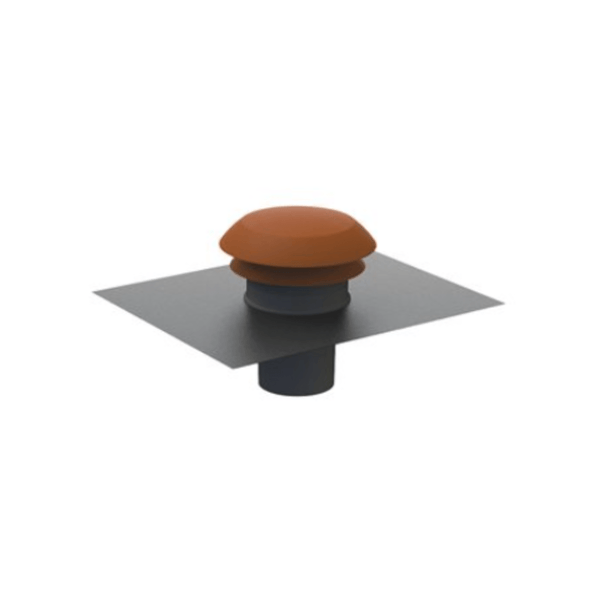 Sortie de toit rond tuile ø125 mm pour ventilation - 422563