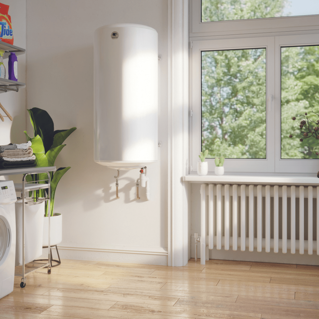 Stéatis 150 litres vertical mural compact - chauffe - eau électrique - 261129