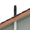 terminal vertical rolux condensation 5g ø80/125 mm noir pour chaudières