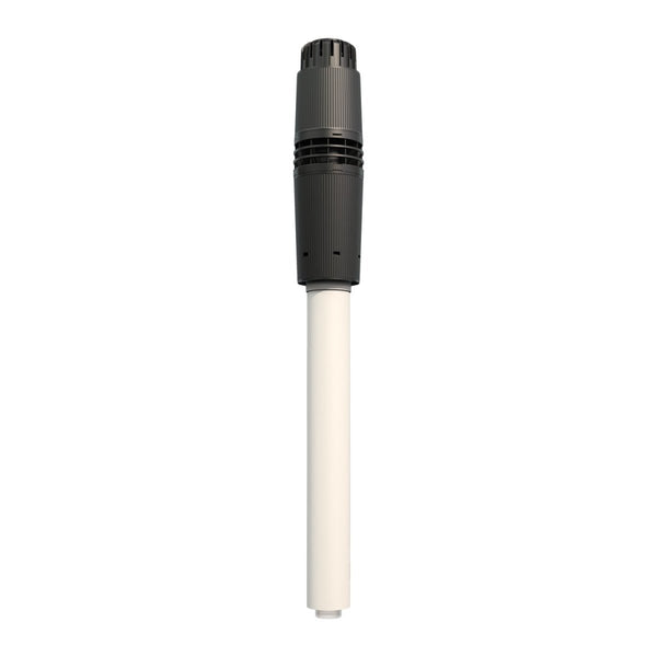 terminal vertical rolux condensation 5g ø80/125 mm noir pour chaudières