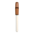 terminal vertical rolux condensation 5g ø80/125 mm ocre pour chaudière