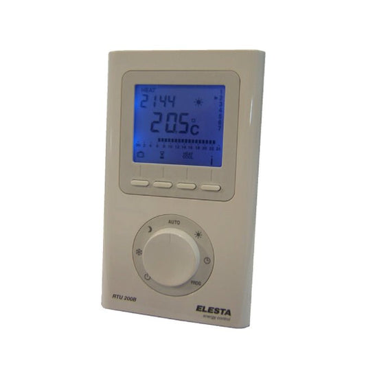 Thermostat ambiance programmable filaire - RTU200B - Elesta #RTU200B