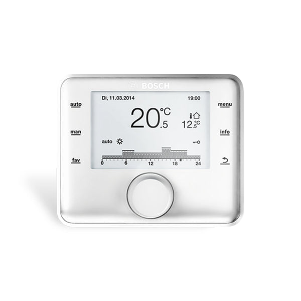 Thermostat d'ambiance programmable filaire multi - circuit CW400 - Bosch #7738111075