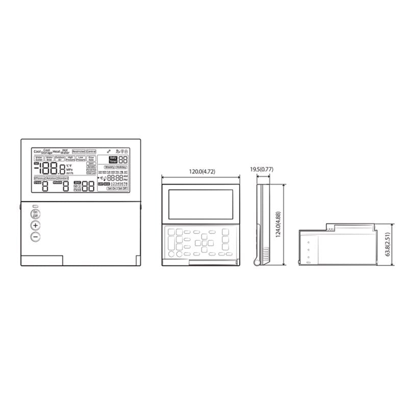 Télécommande filaire DVM Chiller pour unité DVM Chiller