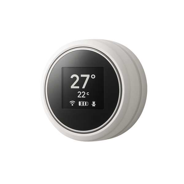 Thermostat sans fil blanc et noir compatible Unico - B1029