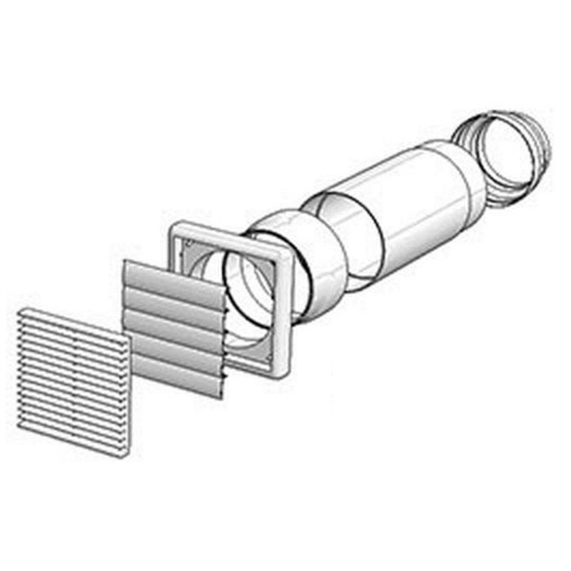 Traversée de mur téléscopique TMK 125/150 pour WINEIN50+ et WINESP40DU