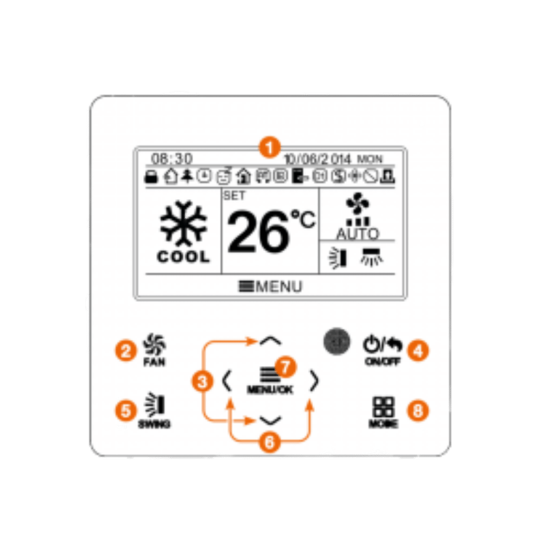 Climatiseur Mono-split HDLE Aura de 2,2kw à 7kW - Airwell